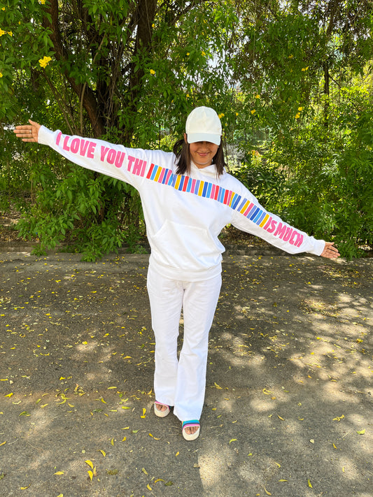 I Love You  Thiiiiiiiiiiiiiiiiiiiiiiiiiiiiiiiis Much Hoodie Classic Unisex Hoodie - Comfort & Style for Everyone