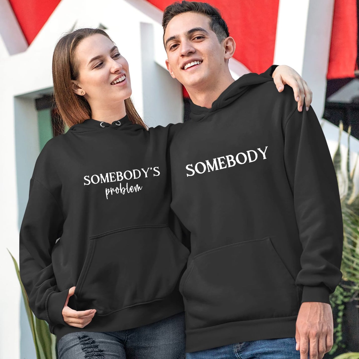 Couple Hoodie - Somebody
